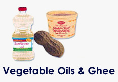 Fat Content in Vegetable oils and ghee