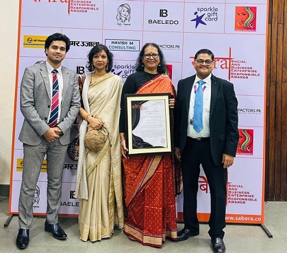 Mrs. Lalitha Raghuram, Country Director, MOHAN Foundation wins SABERA ...