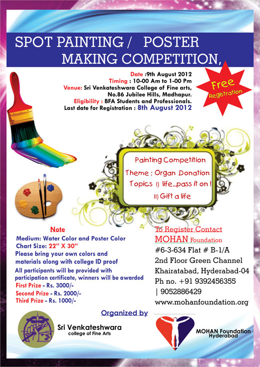 Spot Painting Competition on Organ Donation
